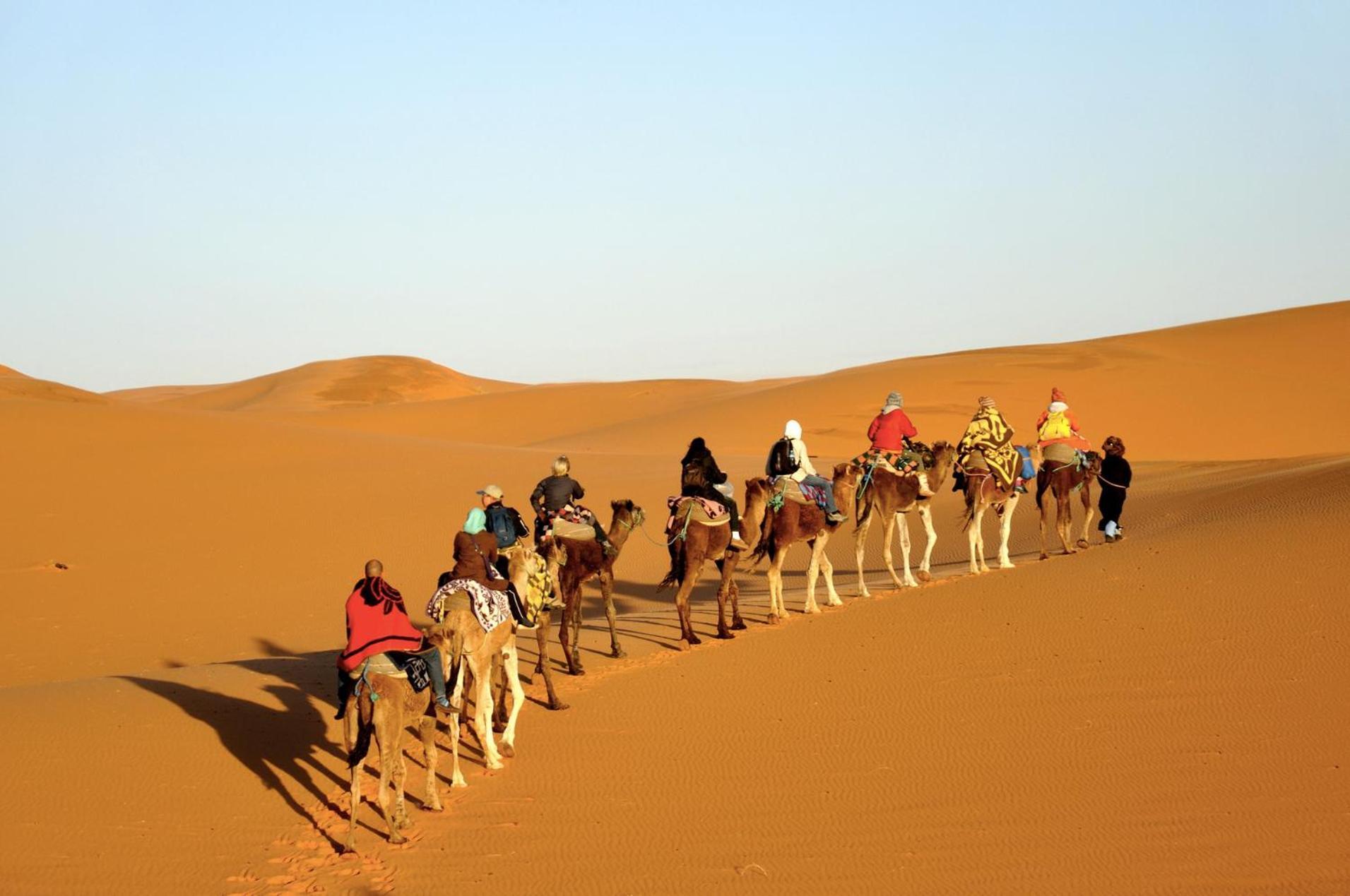 Sahara Camel Tours Camp Hotel Мерцуга Екстериор снимка