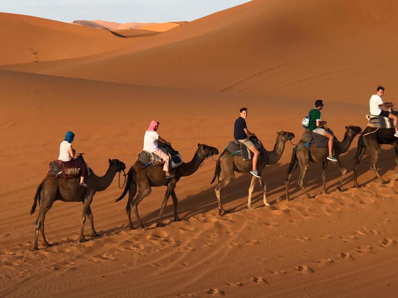 Sahara Camel Tours Camp Hotel Мерцуга Екстериор снимка